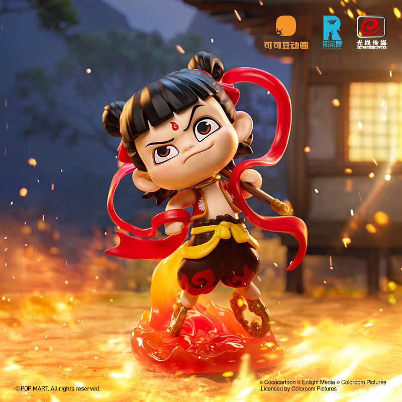 POP MART泡泡玛特哪吒之魔童闹海天生羁绊系列手办盲盒潮玩玩具新年整盒