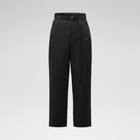 蕉内（Bananain）热皮503+女士休闲裤直筒红外发热防泼水宽松运动显瘦女装长裤子 黑色 M