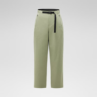 蕉内（Bananain）热皮503+女士休闲裤直筒红外发热防泼水宽松运动显瘦女装长裤子 抹茶绿 M