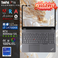 ThinkPad P16 2024 Ai PC设计师画图专用 高端设计本 联想16英寸3D建模高性能移动图形工作站R态硬