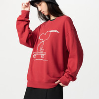 优衣库 UNIQLO UT PEANUTS 长袖印花运动卫衣477861