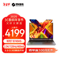 机械革命 无界15X(R7-8745HS 24G 1T 120Hz 2.5K高色域)轻薄本办公商务本游戏本笔记本电脑