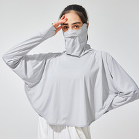 UV BANANA UVBANANA遮脸防晒面罩防晒衣披肩女夏防紫外线冰丝透气遮阳防晒服