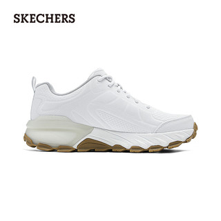 斯凯奇（Skechers）岚霖男鞋冬季户外登山鞋徒步鞋耐磨防滑休闲运动鞋237672新年 白色/灰色/WGY 44