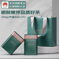 四望山 信阳毛尖茶叶250g绿茶2024春茶自己喝含礼袋送礼明前特级嫩芽新茶