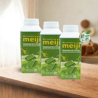 明治meiji抹茶味白巧克力牛奶饮品 新品上市