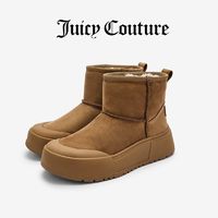 百亿补贴：橘滋 Juicy Couture 雪地靴女冬季女靴子加绒厚底短靴东北棉鞋