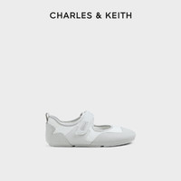 CHARLES & KEITH CHARLES&KEITH25春新款CK1-71960010软底魔术贴玛丽珍鞋芭蕾舞鞋