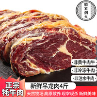 腊家烟火 阿坝州牦牛吊龙肉 4斤 高原牦牛肉新鲜雪花牛肉 源头直发 高原牦牛 吊龙肉 4斤