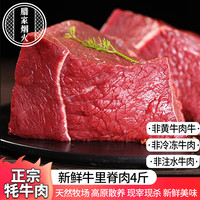 腊家烟火 阿坝州牦牛里脊肉 4斤 高原牦牛肉新鲜里脊嫩牛肉 源头直发 高原牦牛 牛里脊肉 4斤