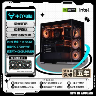 百亿补贴：七彩虹 COLORFUL Intel i7 14700KF/RTX4070Ti SUPER/4080SUPER游戏电脑组装机