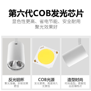 良印 LIANGYIN ly-017 LED轨道灯 30W 白壳 2只装