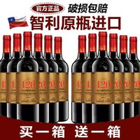 圣丽塔 智利原瓶进口 圣丽塔120限量珍藏赤霞珠干红葡萄酒750mL*6瓶整箱