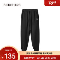 斯凯奇（Skechers）秋季休闲舒适显瘦保暖简约基础版型L324W065 碳黑/0018 M