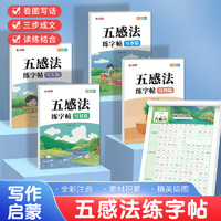 绍泽文化 五感法写作文练字帖小学生字帖练字专用三四五六年级每日一练硬笔书法练字本作文素材