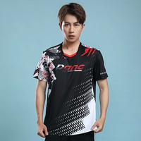 迅飞 2023新款羽毛球服T恤情侣套装短袖速干网球乒乓球比赛运动服定制