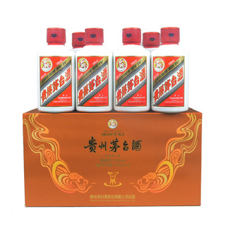 茅台 飞天  53度 酱香型白酒 春节礼盒 2024年 100mL 6瓶 礼盒【名酒鉴真】