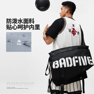 李宁 LI-NING 篮球斜挎包男女款反伍系列防泼水休闲运动单肩包背包ABST241