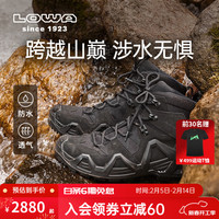 LOWA德国作战术靴MK2登山鞋户外防水防滑徒步鞋ZEPHYR GTX男女款秋冬 黑色-男款 46