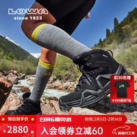 LOWA德国作战术靴MK2登山鞋户外防水防滑徒步鞋ZEPHYR GTX男女款秋冬 黑色-女款 36.5