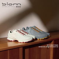 爱步(ECCO)BIOM C户外运动鞋 25年早春登山鞋牛皮老爹鞋女鞋 健步800463 白色/玫红色80046361234 39