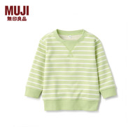 無印良品 MUJI 無印良品 婴童 柔软毛圈 运动衫 套头卫衣 儿童童装
CCK02A2S 浅绿色条纹 80