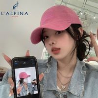 阿尔皮纳 L'ALPINA L＇ALPINA 阿尔皮纳袋鼠 LALPINA 深顶棒球帽女春夏秋显脸小大头围遮阳刺绣防晒百搭鸭舌帽