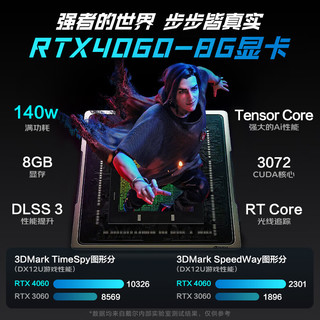 戴尔（DELL）新游匣G15 5530 3746B 13代酷睿i7 15.6英寸RTX4060游戏本大畅玩黑神话悟空笔记本电脑 13代i7-13650HX 64G 2T固态 RTX4060-8