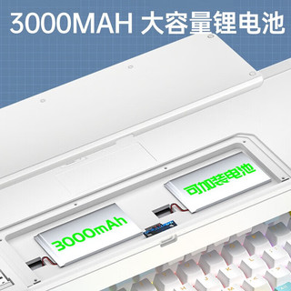 惠普（HP）GK600F游戏键盘机械键盘笔记本台式电脑键盘LOL吃鸡CF电竞外设有线键盘 【108键】白色混光-客制化无线键盘