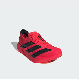 adidas ADIZERO ADIOS PRO 4超轻透气缓震马拉松碳柱跑鞋阿迪达斯   亮红/黑色   40.5