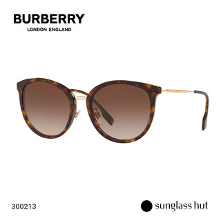 BURBERRY 博柏利 墨镜女眼镜玳瑁渐变潮流太阳镜0BE4289D