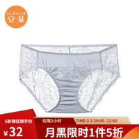 安朵舒适蕾丝性感女士内裤HP00086 灰色GRY L