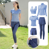 瑜伽服套装女专业晨跑步高级感2024秋冬季运动房速干 XXL