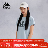 Kappa 背靠背短袖2024新款女夏季凉感防晒运动t恤休闲半袖K0E62TD76