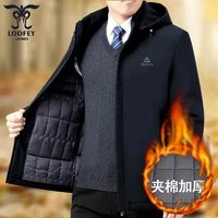 百亿补贴：龙达飞 LODFEY 新款爸爸外套棉服男士宽松棉袄秋冬季加棉加厚大码棉衣男装