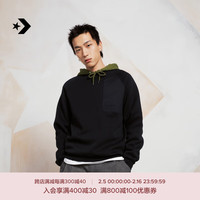 匡威（Converse） 秋冬男拼接感休闲上衣圆领卫衣10027088 10027088-A03 3XL