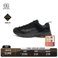 /可隆 KOLON SPORT徒步鞋 男女同款户外GTX戈尔科技休闲越野运动露营登山鞋 LUFG3WNK33-BK