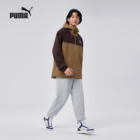PUMA彪马男女山系户外机能风防水透气梭织夹克外套OUTDOOR685839 黑色-01 L