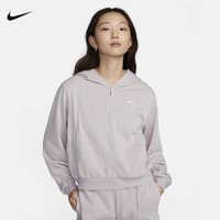 NIKE 耐克 外套男女夹克24秋新款连帽衫灰色针织运动卫衣BV2649-063