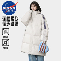 NASA MARVEL 棉衣女棉服女士面包服长袖保暖外套冬季休闲加厚夹克棉袄子上衣