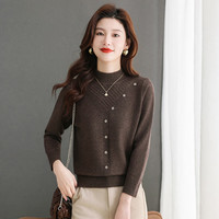 Mrdiane wei 女士针织衫毛衣半高领秋冬保暖百搭打底衫