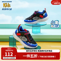 Skechers斯凯奇童鞋男宝宝运动鞋学步鞋春秋季小童轻便防踢步前鞋407232N