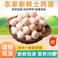 筱诺农场现捡柴鸡蛋新鲜土鸡蛋 农家笨鸡蛋柴鸡蛋草鸡蛋 鸡蛋2枚