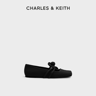 CHARLES & KEITH CHARLES&KEITH25春新款CK1-70381103新年系列新中式方头玛丽珍鞋