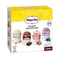 哈根达斯 Häagen·Dazs 冰淇淋 100ML*4桶   组合装 冰激凌礼盒