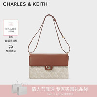 CHARLES & KEITH 老花系列 女士单肩信封包 SL2-20271320