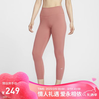 耐克（NIKE）女运动裤秋季收口针织休闲裤 紧身柔软 FN3233-634 红色 M