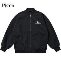 PICCA 情侣潮流刺绣棒球服 0809-22