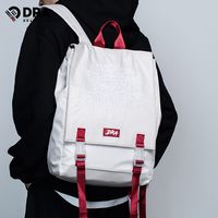 百亿补贴：DRACONITE 双肩包男士个性撞色字母背包学院风学生书包电脑包11870
