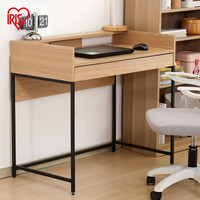 爱丽思（IRIS）木制收纳储物柜客厅靠墙抽屉柜家用餐边置物架茶水橱柜简约小桌子 书桌LVD-890茶